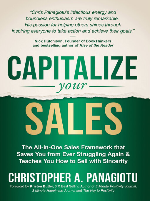 Title details for CAPitalize Your Sales by Christopher A. Panagiotu - Available